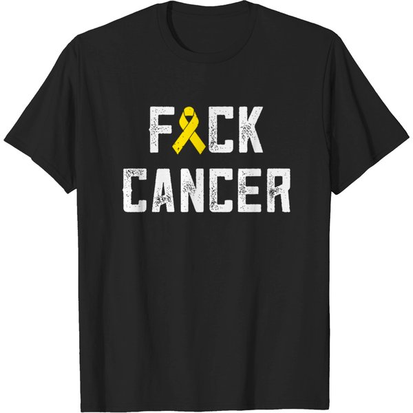 Fck Cancer Funny Chemo Chemotherapy Battle Cancer T-Shirt-image