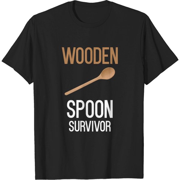 Wooden Spoon Survivor - Wood Wooden Spoon Survivor Meme - T-Shirt-image