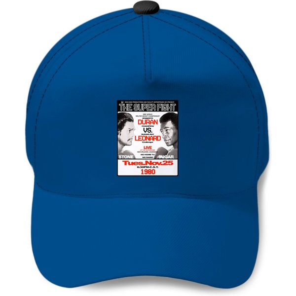 Roberto Duran Vs Sugar Ray Leonard Boxing Baseball Caps-image