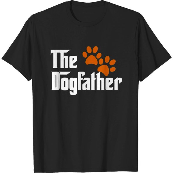 Cool Dog Dad Dog Father Shirt The Dogfather Tshirt T-Shirt-image