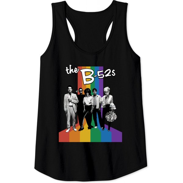 The B 52'S Rainbow Tank Tops Fully Licensed-image