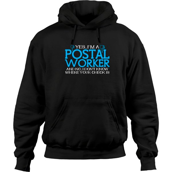 Postal Worker Joke Mail Carrier Postman Hoodies-image