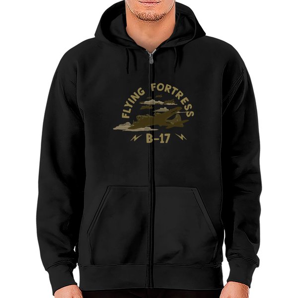 B17 Flying Fortress - B17 Flying Fortress - Zip Hoodies-image