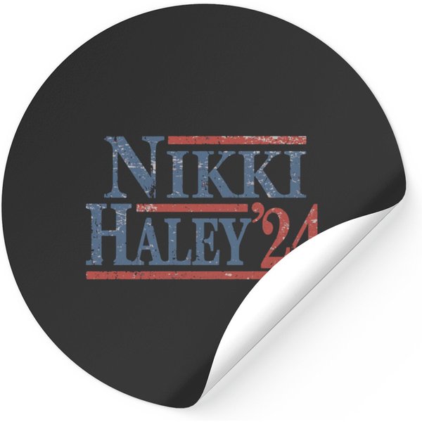 Distressed Nikki Haley 2024 Stickers-image