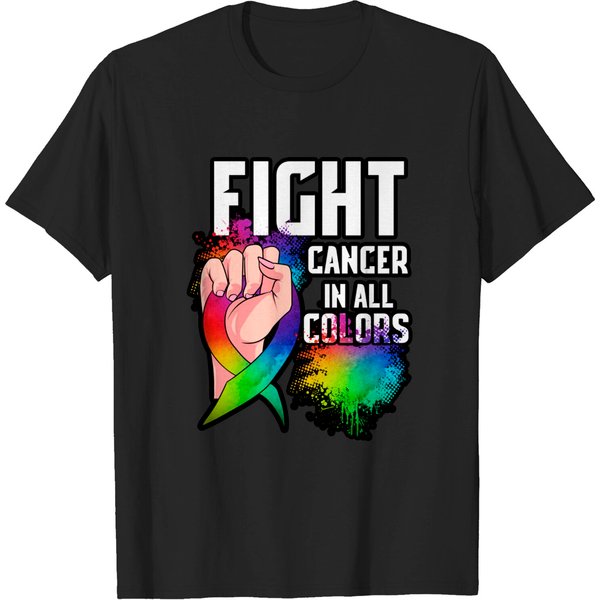 Fight Cancer In All Colors T-Shirt-image