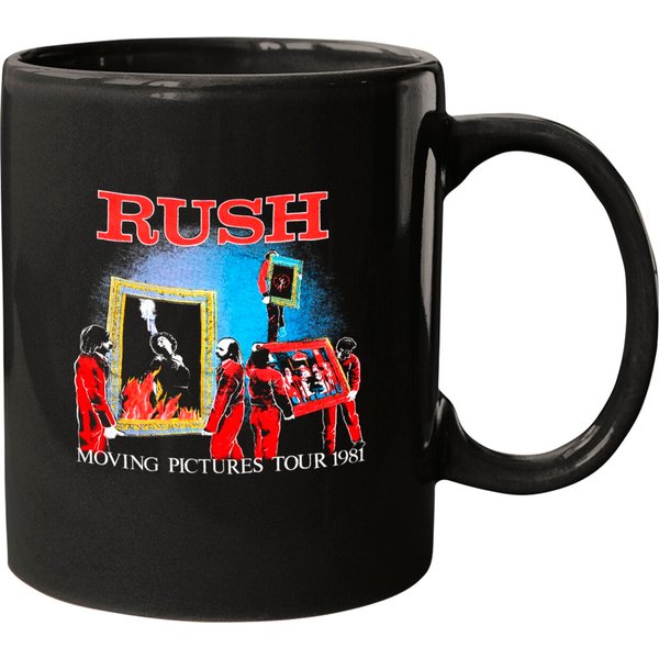 Rush Moving Pictures 1981 World Tour Rock Mug Mugs-image