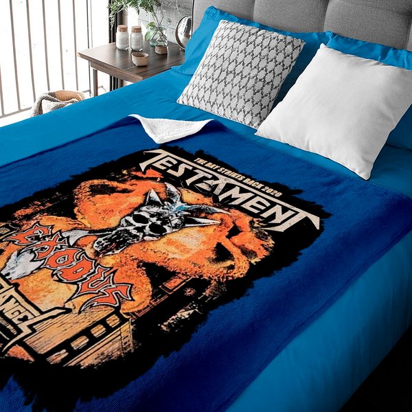 Testament Unisex Baby Blankets: The Bay Strikes Back Europe 2020 Tour