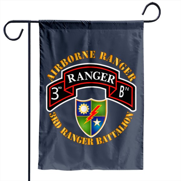 Sof 3Rd Ranger Battalion Airborne Ranger Garden Flags-image