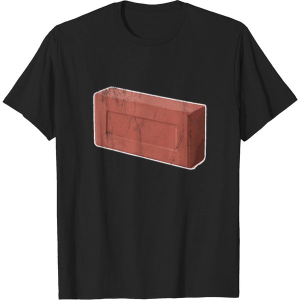Just A Brick Plain Singular Regular Brick For T-Shirt-image