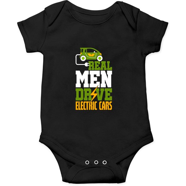 True Men Drive Electric E Car Onesies