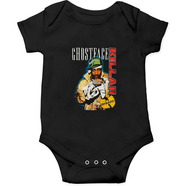 Ghostface Killah Rapper Onesie Vintage Unisex Onesies Unisex Vintage Onesie