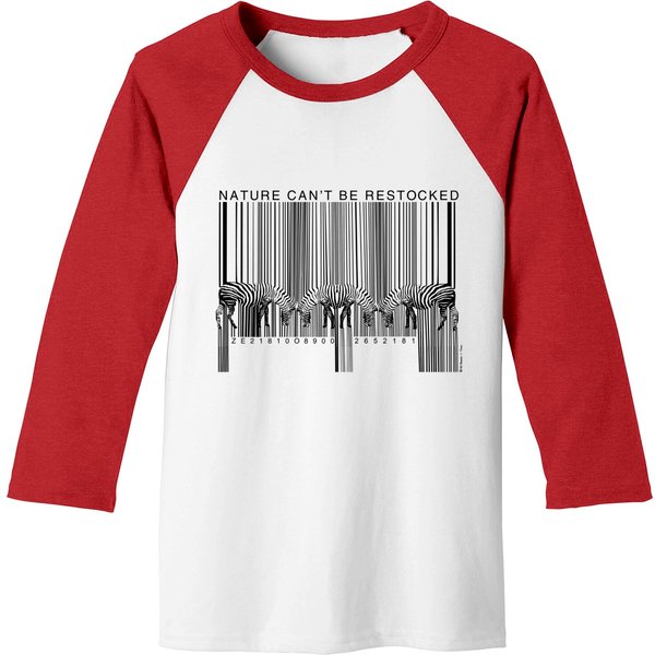 Vintage 90s Nature Cant Be Restocked Save Wildlife Love Nature Save Earth Motive Baseball Tees