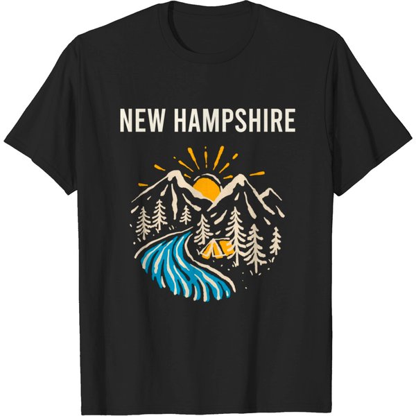 New Hampshire Landscape - New Hampshire - T-Shirt-image
