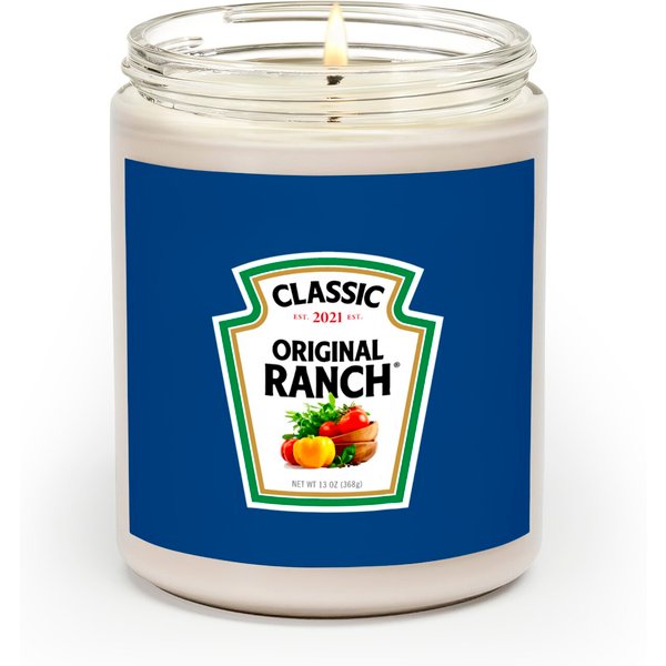 Ranch Sauce Green Salad Dressing Halloween Scented Candles-image