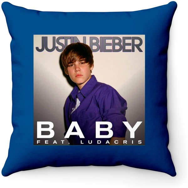 Justin Bieber - Baby / Unisex Premium Throw Pillows-image