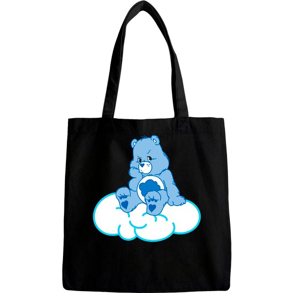 Grumpy Bear Pouting On Cloud - Grumpy Bear - Bags-image