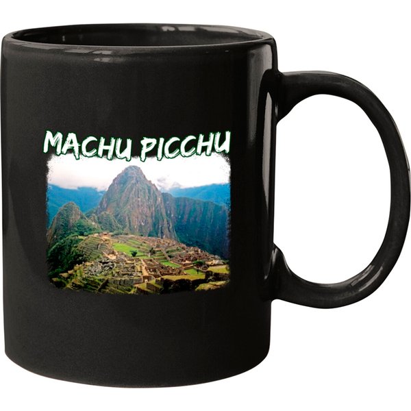 Machu Picchu Peru - Huayna Picchu Mountain Art Mugs-image