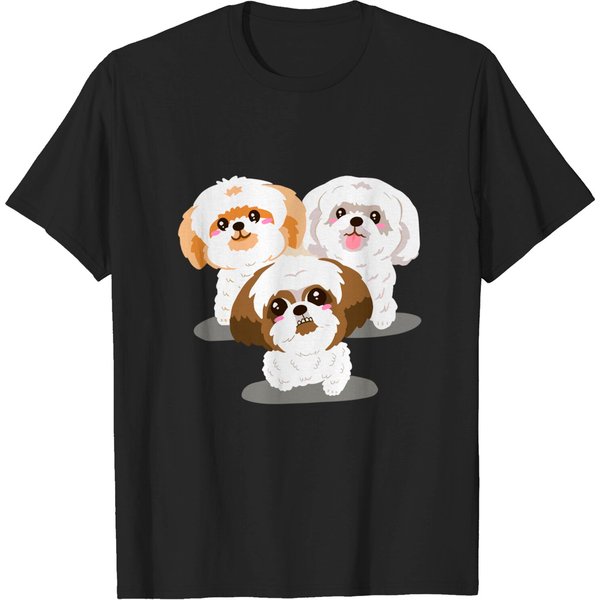 Shitzu Puppies - Puppies - T-Shirt-image