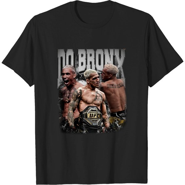 Charles Oliveira Shirt, Charles Oliveira Do Bronx Bootleg 90S Style T-Shirt-image