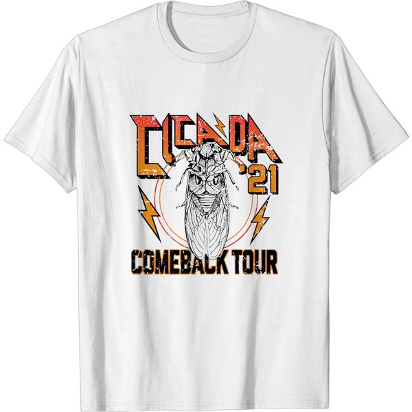 Cicada 2021 Unisex T Shirt Comeback Tour-image