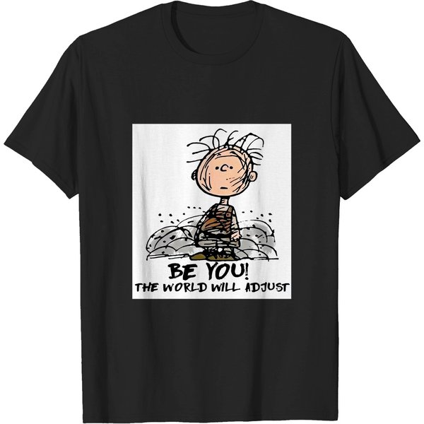 Charlie Brown's Pigpen Long Sleeve T-Shirt With With "Be You, The World Will Adjust" T-Shirt-image