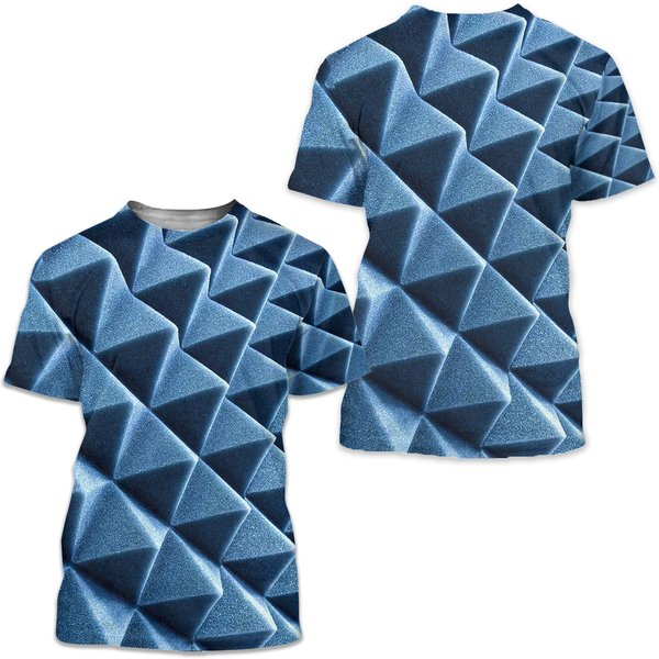 Men Tee T-Shirt 3D Print Plaid Checkered Graphic 3D Short Sleeve Party Tops Basic Comfortable T-Shirt-image