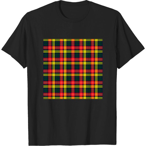 Buchanan Modern Plaid Tartan Scottish - Plaid Tartan Scottish - T-Shirt-image