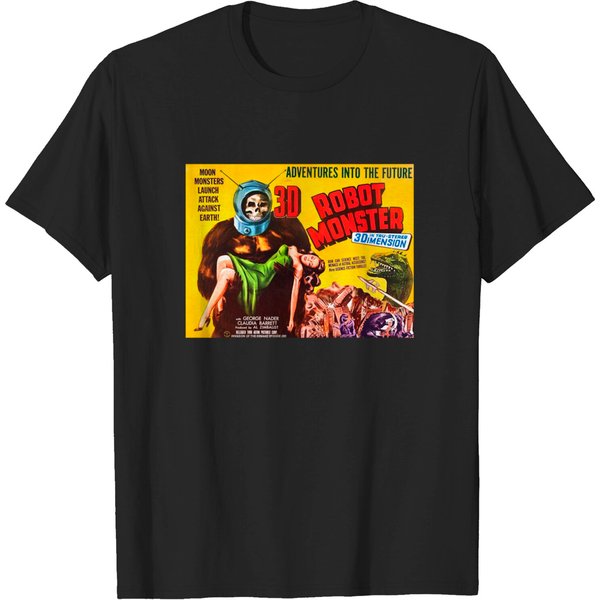 Robot Monster Movie Poster - Science Fiction - T-Shirt-image