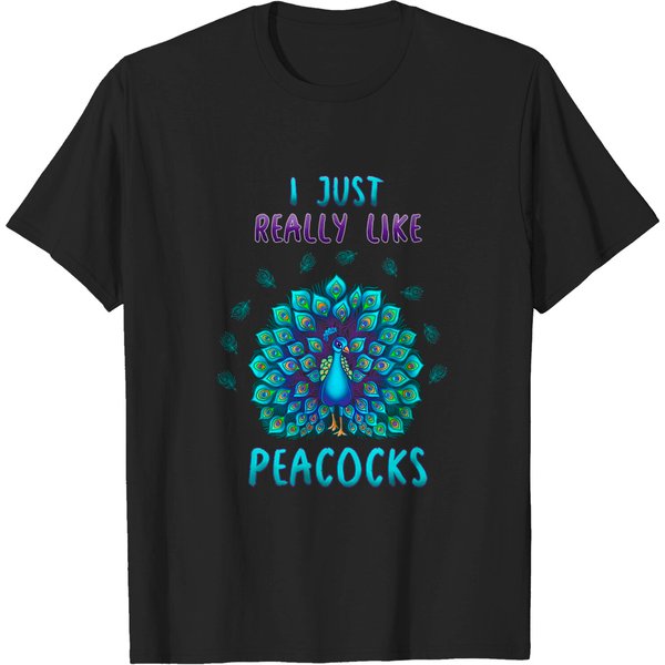 I Just Really Like Peacocks T-Shirt-image