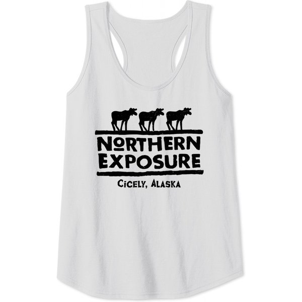 Northern Exposure Logo Worn Tank Tops-image