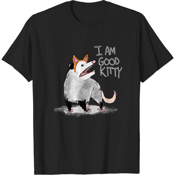 I Am Good Kitty - Opossum - T-Shirt-image