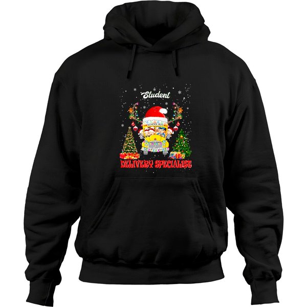 School Bus Driver Christmas Student Delivery Specialist Xmas Hoodies-image