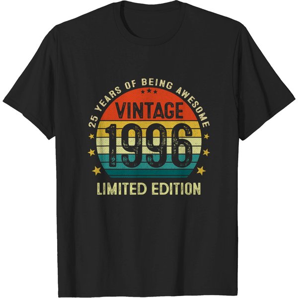 Vintage 1996 Limited Edition 25 Years Old T Shirt-image