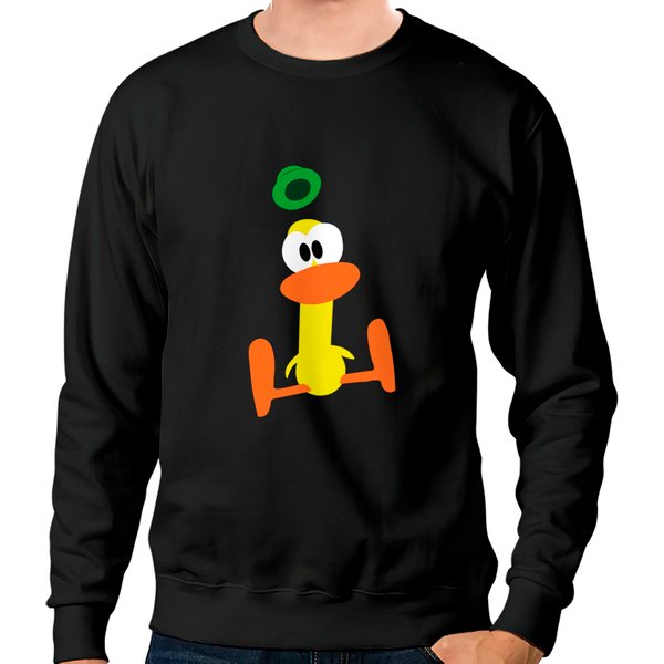 Pocoyo Pato Bird Cartoon - Pocoyo - Sweatshirts-image