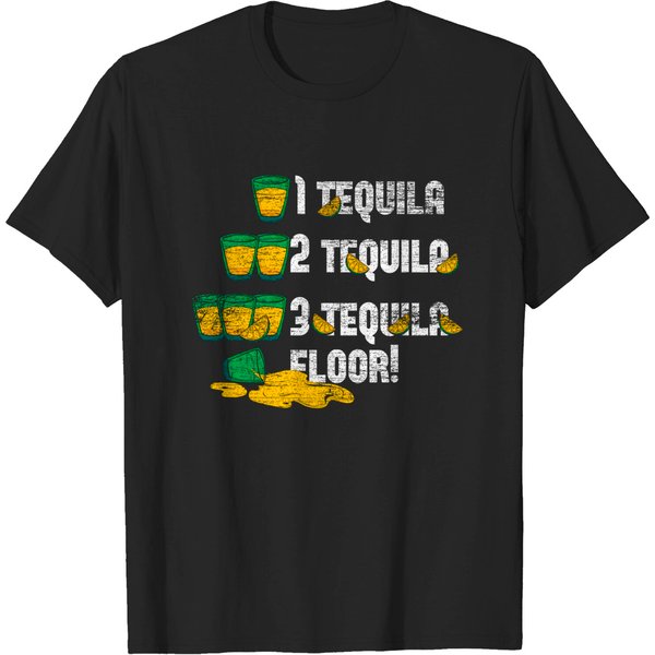 Tequila Floor Fun Party T-Shirt-image