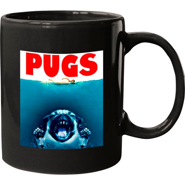 Jaws - Pug Version - Jaws Pugs - Mugs-image