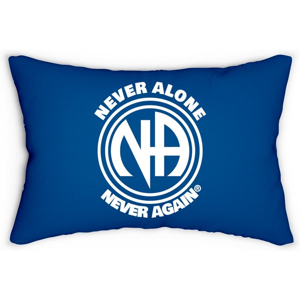 Narcotics Anonymous Logo Symbol 12 Step Recovery Na Aa Lumbar Pillows-image