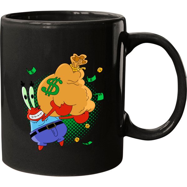 Krabs Love Money - Mr Krabs - Mugs