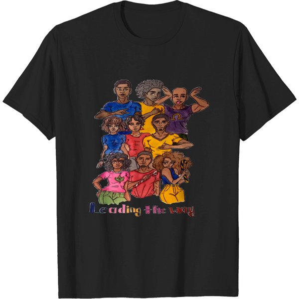 Leading The Way - Divine 9 - Divine 9 - T-Shirt-image