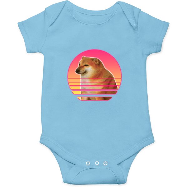 Cheemsburbger Vaporwave - Cheemsburbger Meme - Onesies