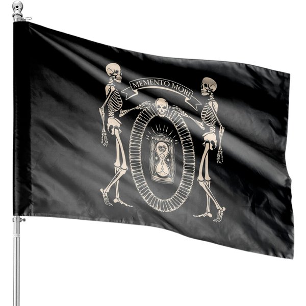 Memento Mori Stoic House Flags-image