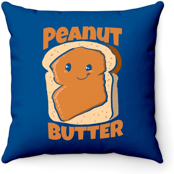 Peanut Butter Jelly Pullover Throw Pillows-image