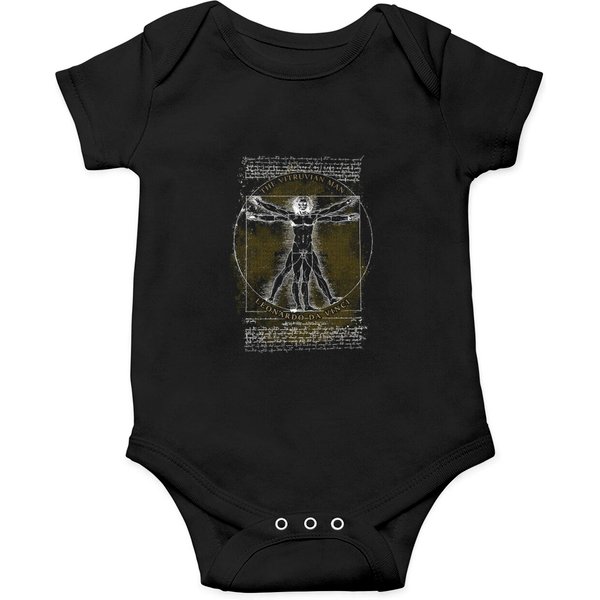The Vitruvian Man, Leonardo Da Vinci - Vitruvian Man - Onesies