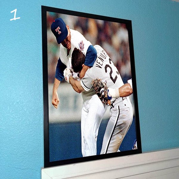 Nolan Ryan Bloody Face Poster, Baseball Legends Poster-image