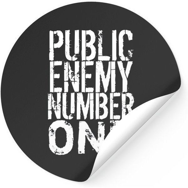 Public Enemy Number One Stickers-image