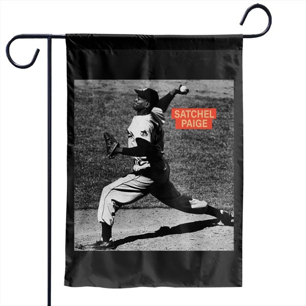 Satchel Paige Major League And Negro League Baseball Unisex Garden Flags-image