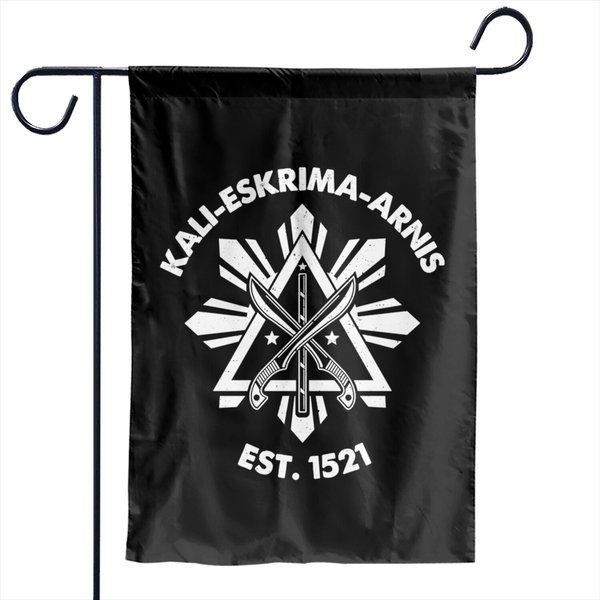 Kali Eskrima Arnis Filipino Martial Arts Eskrimador Pullover Garden Flags-image