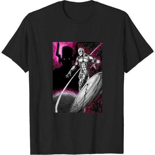 Silver Surfer And Galactus - Silver Surfer - T-Shirt-image