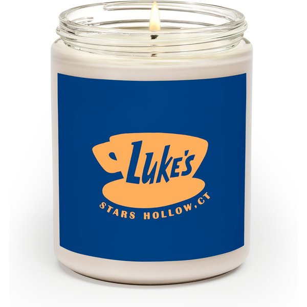 Gilmore Girls Vintage Luke's Coffee Logo Scented Candles-image