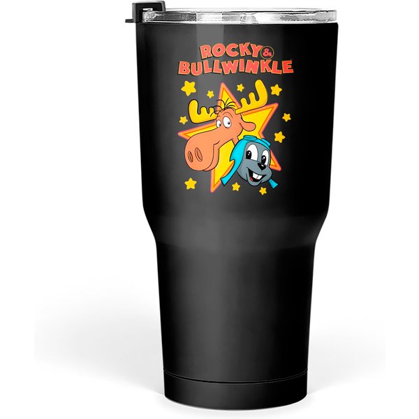 Rocky And Bullwinkle Stars Tumblers 30 Oz-image